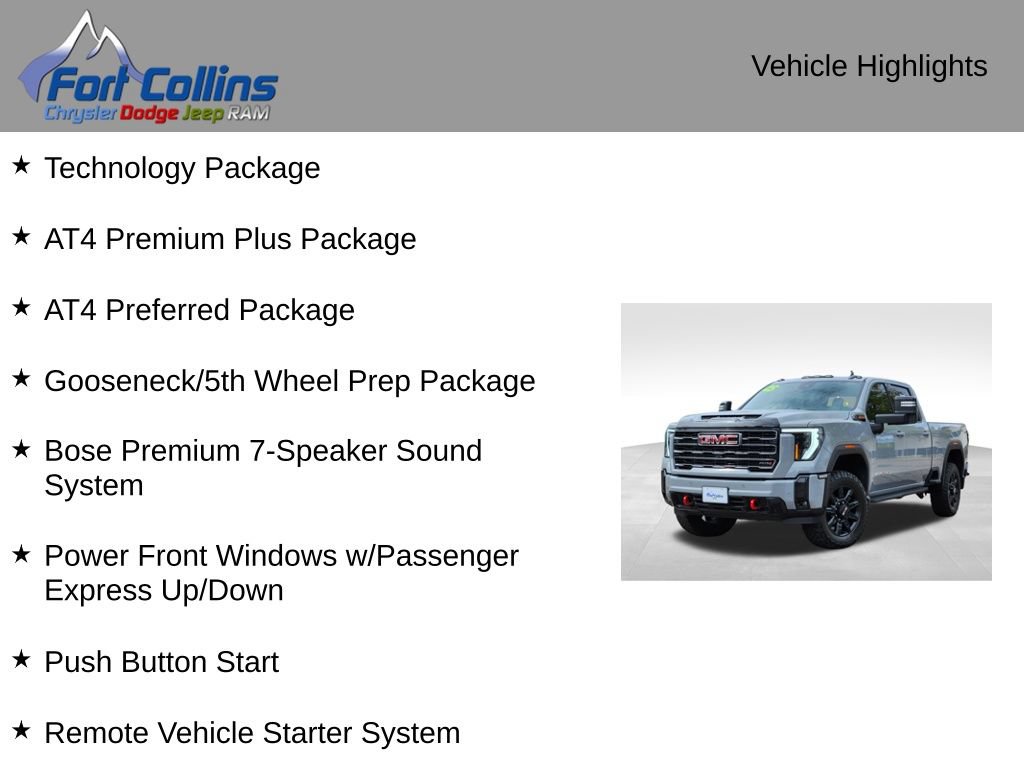 Used 2025 GMC Sierra 3500 AT4 w/ AT4 Premium Plus Package AWD/4WD image 4