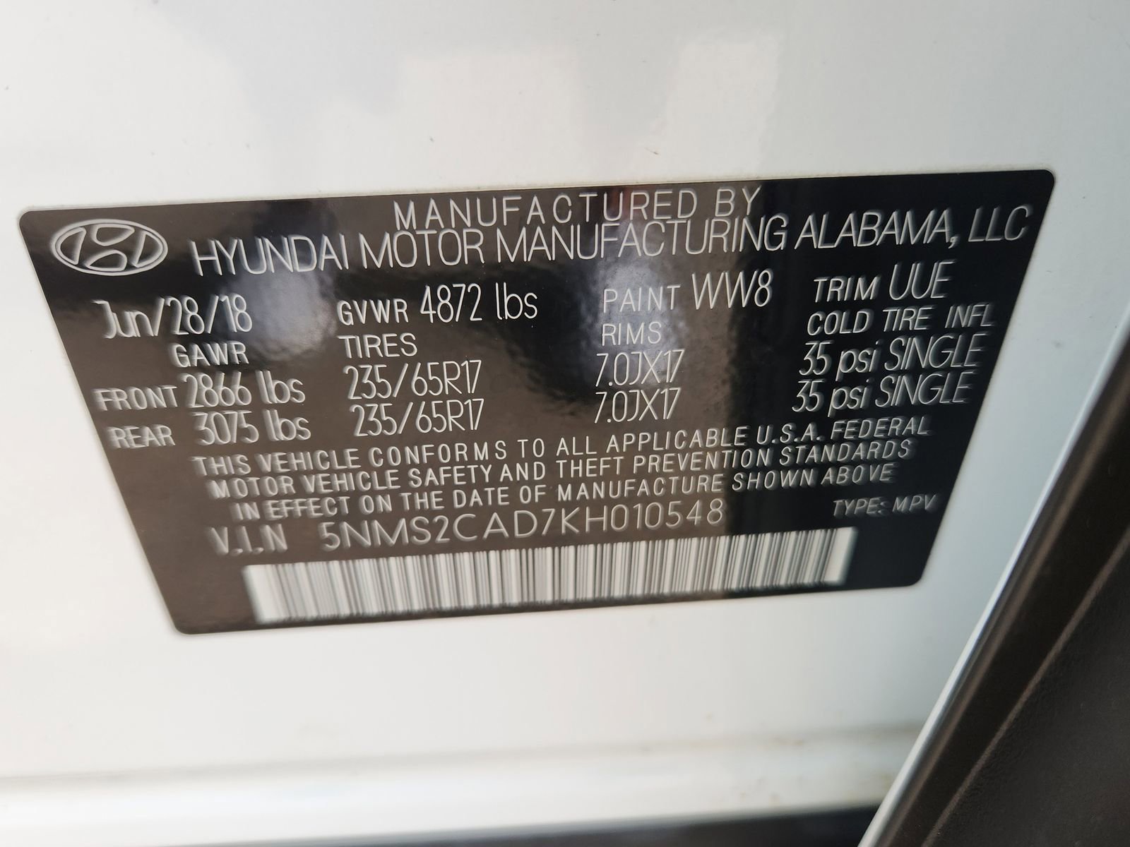 Used 2019 Hyundai Santa Fe SE image 19