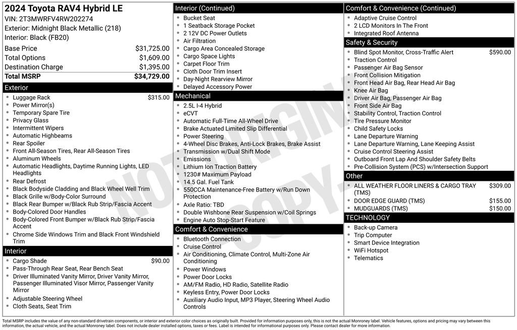Used 2024 Toyota RAV4 LE image 6