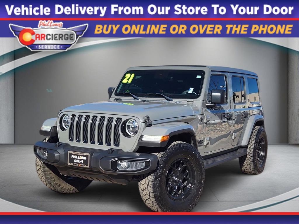 Used 2021 Jeep Wrangler Unlimited Sahara image 1