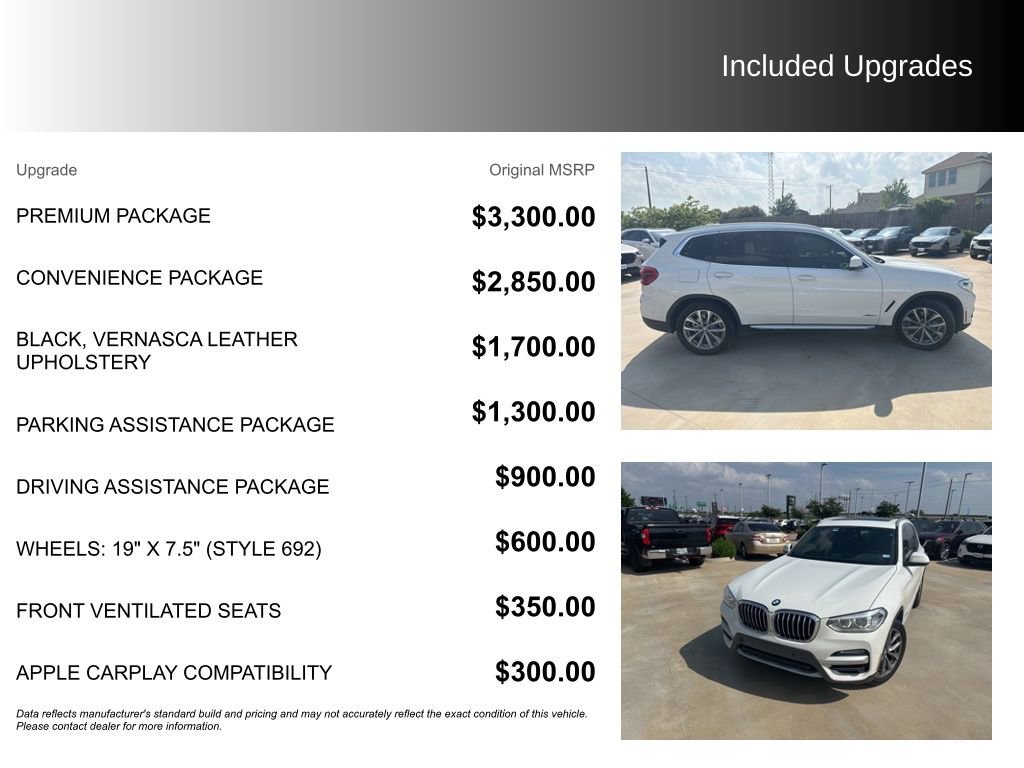 Used 2018 BMW X3 xDrive30i AWD/4WD image 5