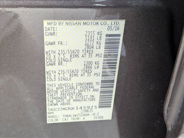 Used 2016 Nissan Murano Platinum w/ Platinum Technology Package FWD image 23