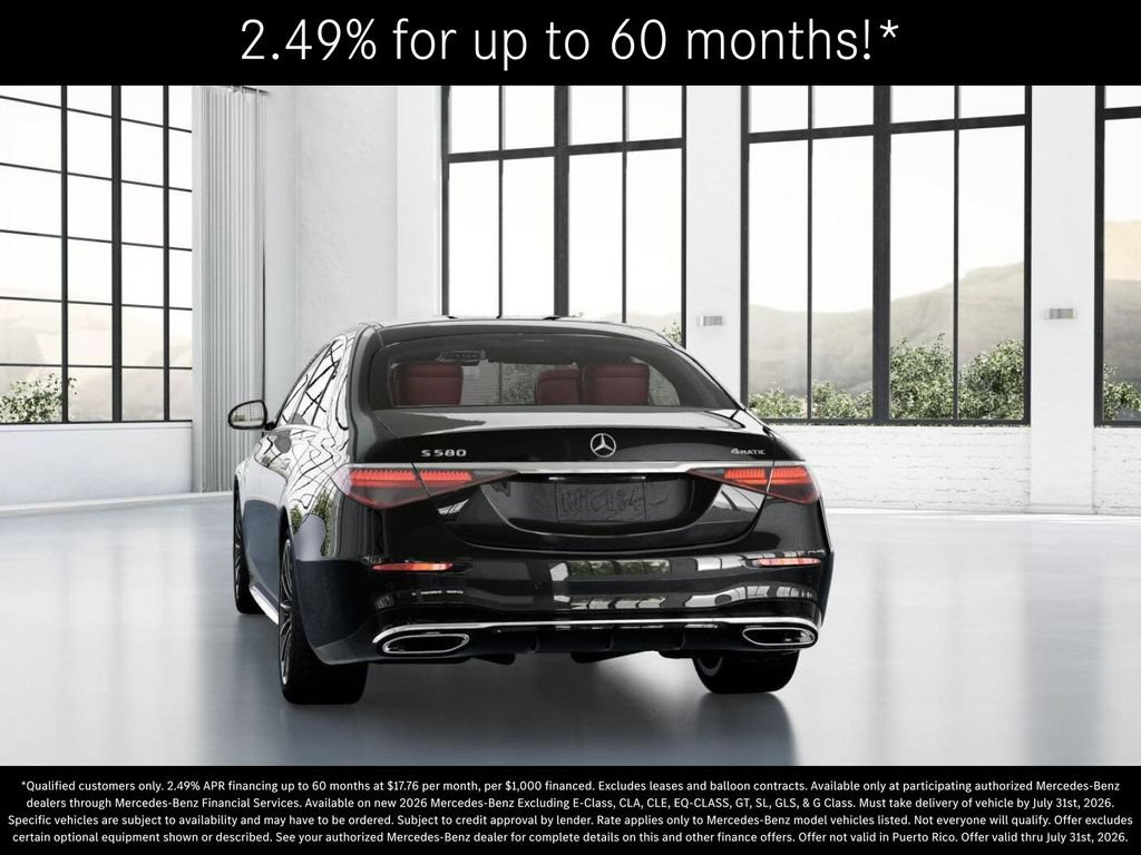 New 2026 Mercedes-Benz S 580 4MATIC Sedan image 26