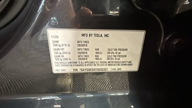 Used 2026 Tesla Model Y 2WD image 12