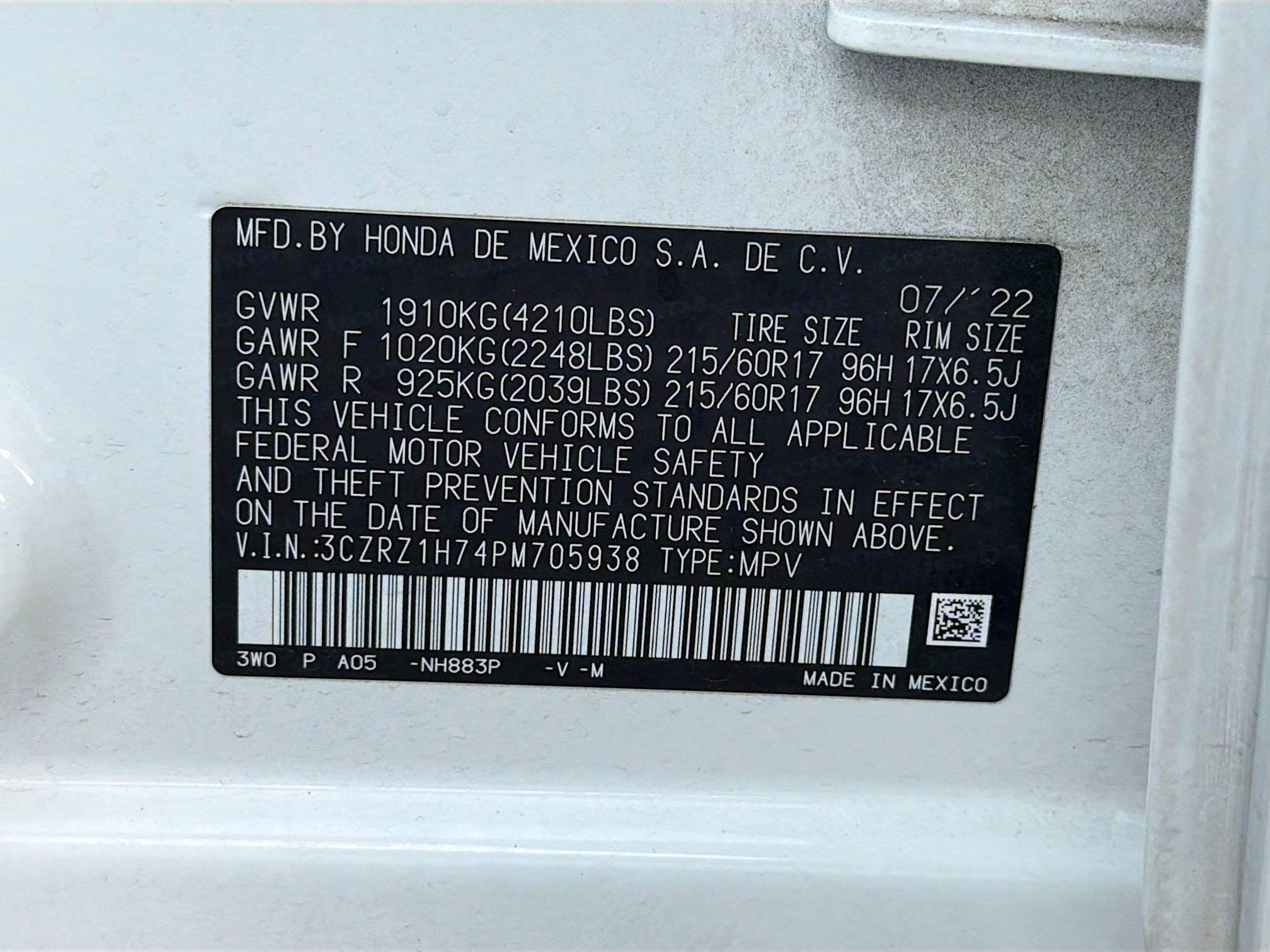 Used 2023 Honda HR-V EX-L image 42