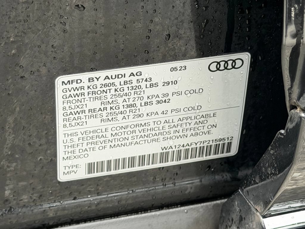 Certified 2023 Audi SQ5 Premium Plus w/ Premium Plus Package AWD/4WD image 29