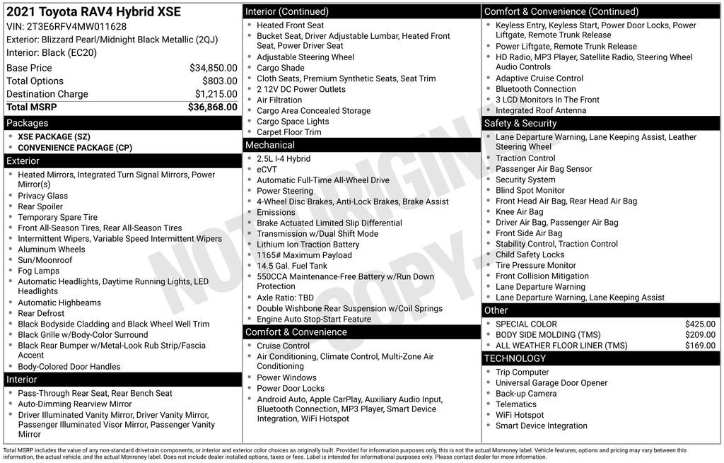 Used 2021 Toyota RAV4 XSE image 38