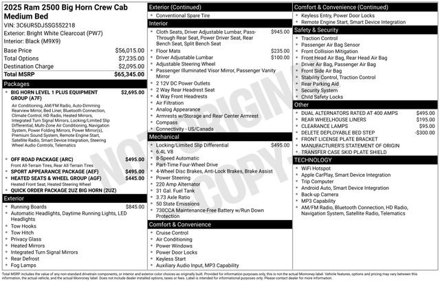 Used 2025 RAM 2500 Big Horn image 33