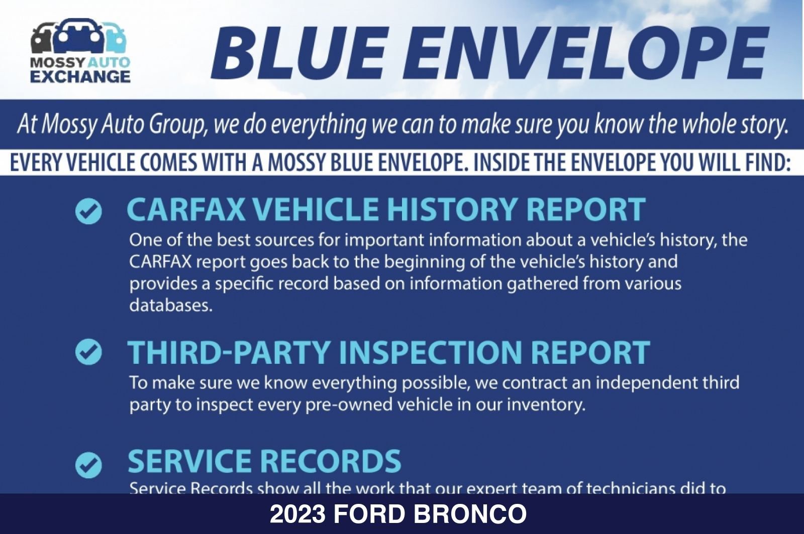 Used 2023 Ford Bronco Outer Banks w/ Sasquatch Package AWD/4WD image 6