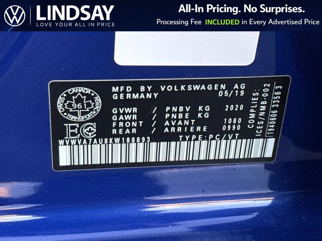 Used 2019 Volkswagen Golf R 4-Door image 26