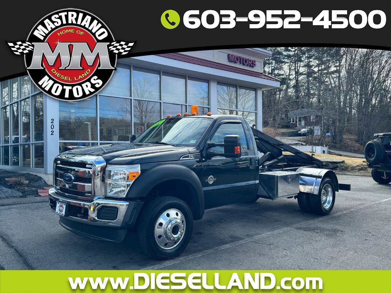 Used 2013 Ford F550 4WD XLT POWERSTROKE DIESEL SWI w/ Snow Plow Prep Pkg image 1