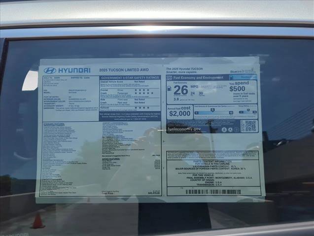 Certified 2025 Hyundai Tucson Limited AWD/4WD image 18