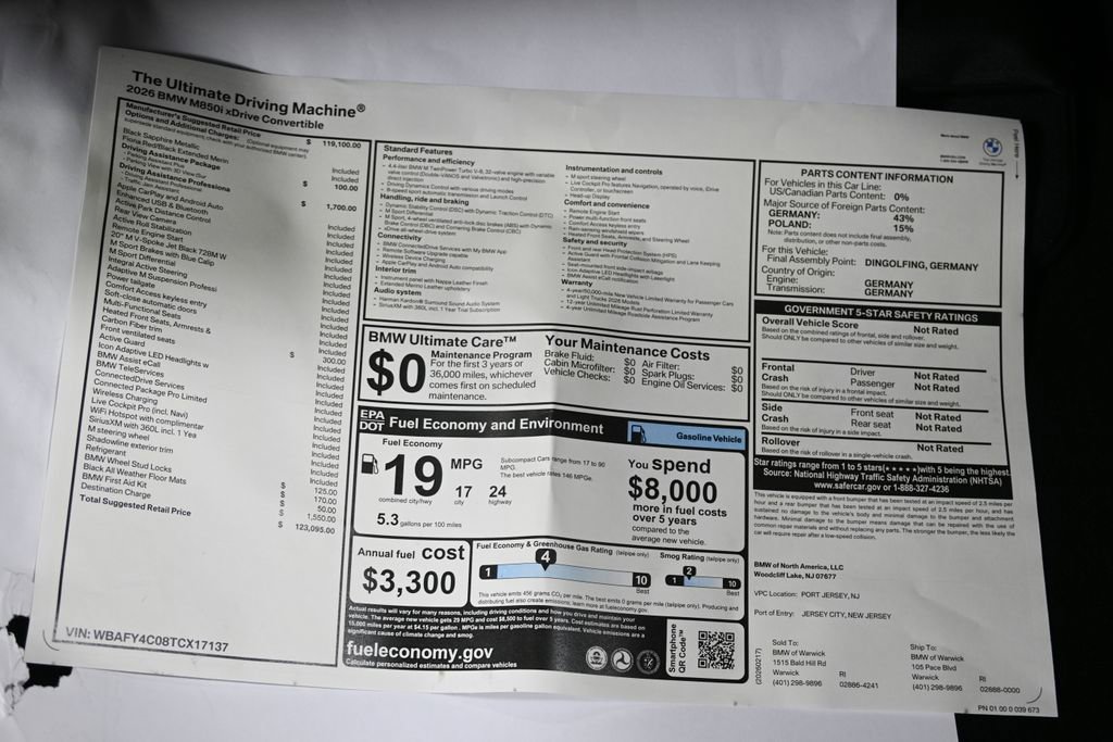 New 2026 BMW M850i xDrive Convertible image 45