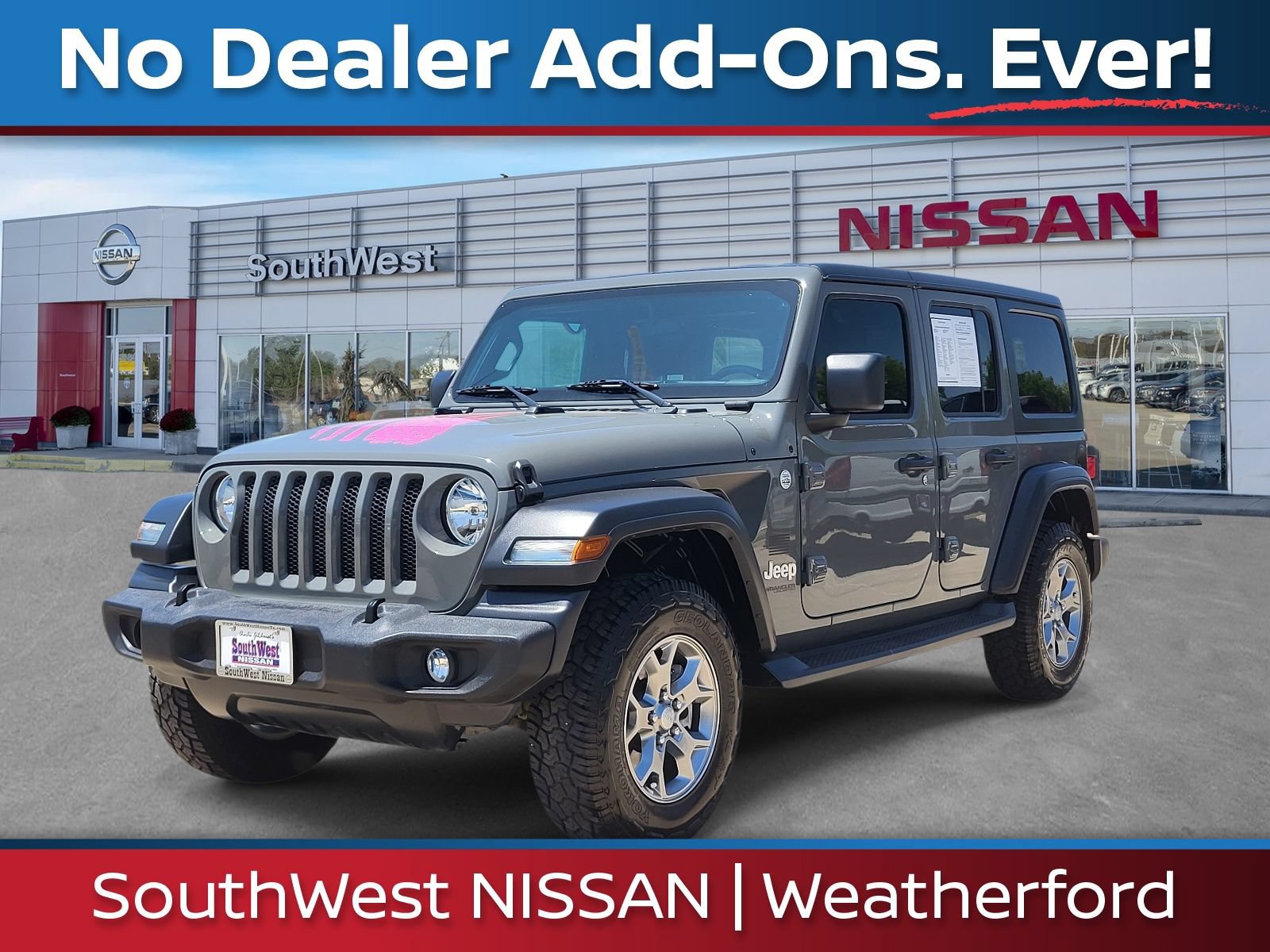 Used 2020 Jeep Wrangler Unlimited Sport AWD/4WD image 1