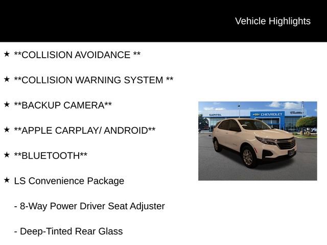 Used 2022 Chevrolet Equinox LS w/ LS Convenience Package image 2