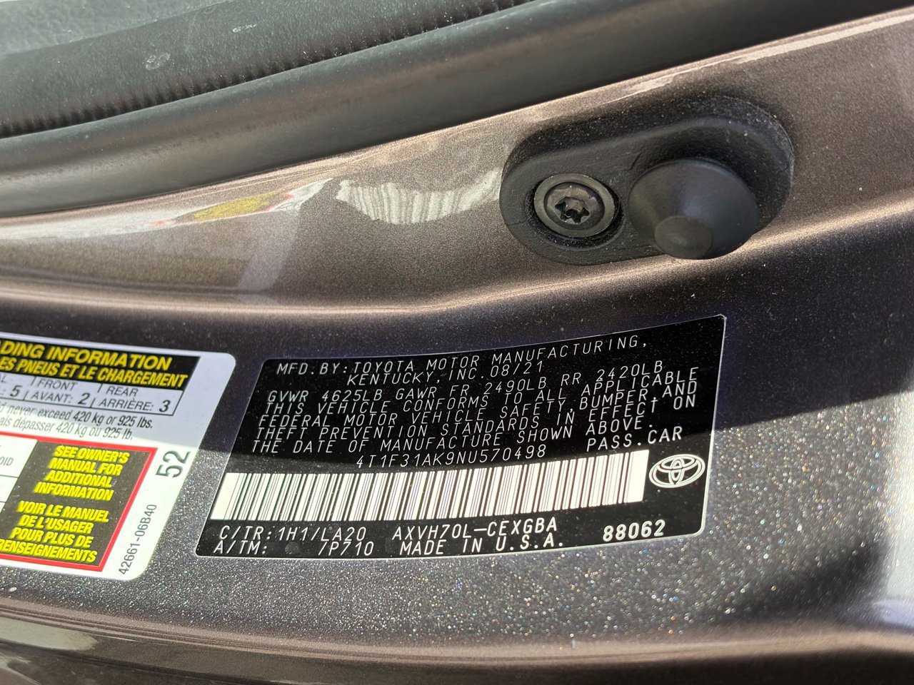 Used 2022 Toyota Camry XLE w/ Illuminated Package 3 (TMS) FWD image 15