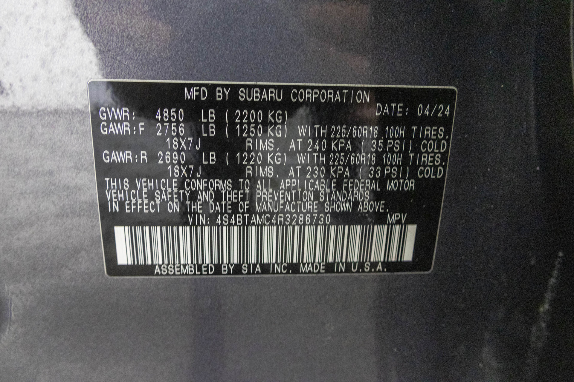Used 2024 Subaru Outback Limited AWD/4WD image 54