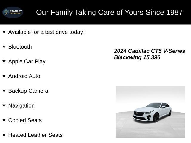 Used 2024 Cadillac CT5 V Blackwing w/ Super Cruise 2 Package RWD image 9
