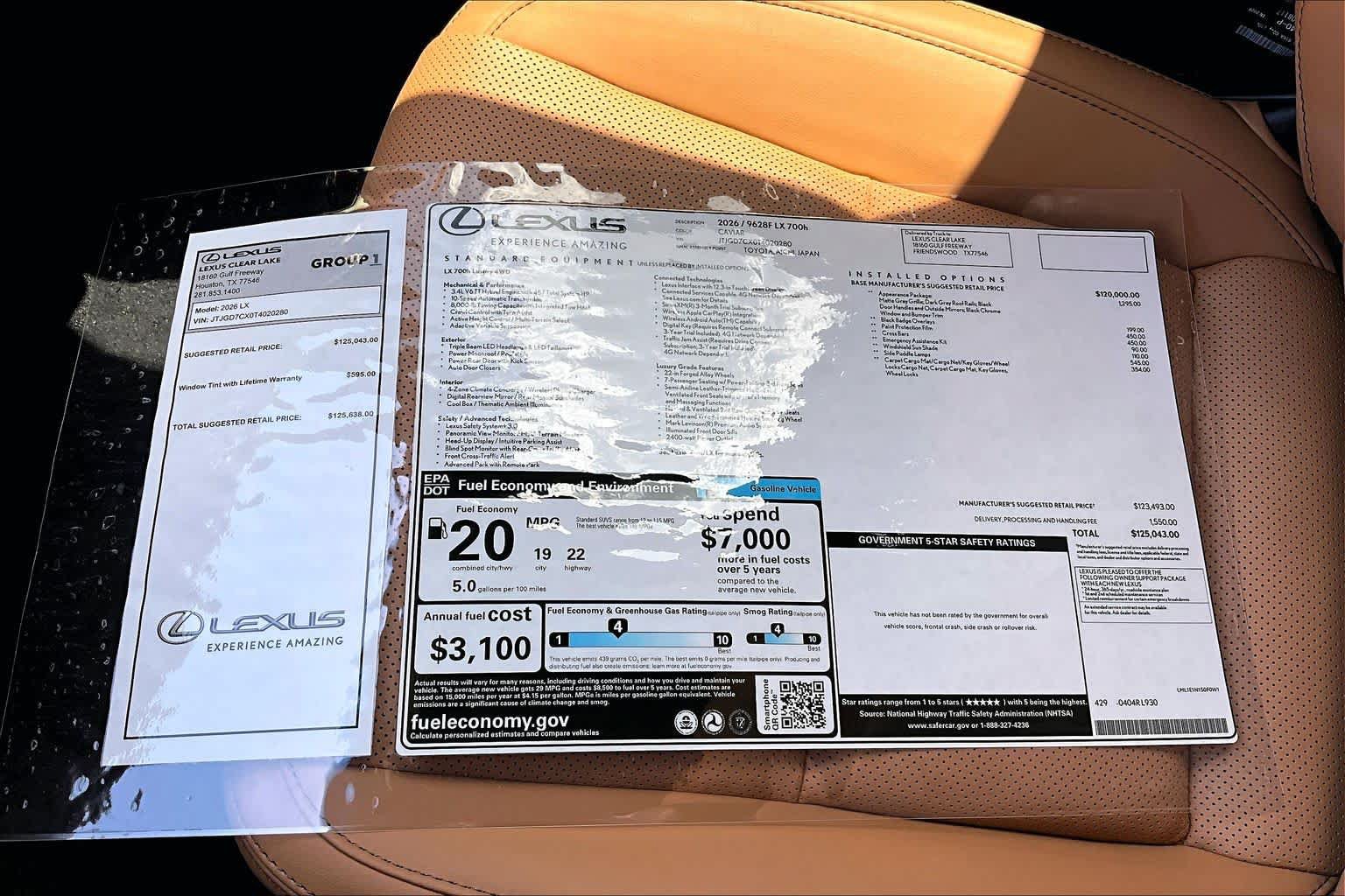 New 2026 Lexus LX 700h Luxury AWD/4WD image 21