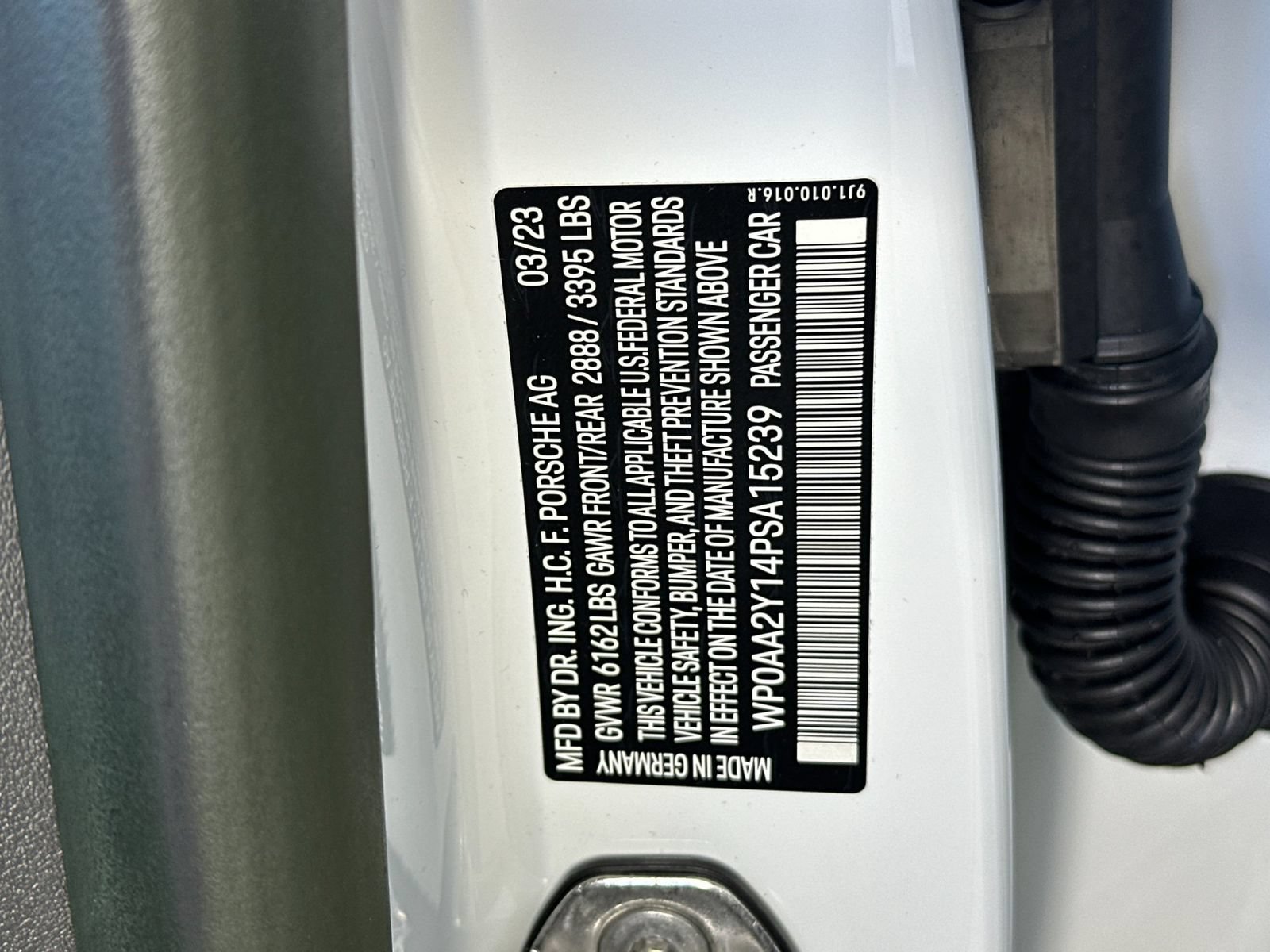 Certified 2023 Porsche Taycan RWD image 34