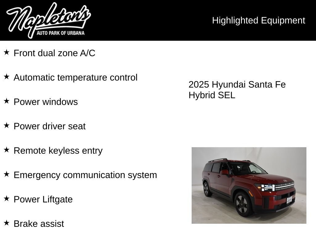 Used 2025 Hyundai Santa Fe SEL AWD/4WD image 16