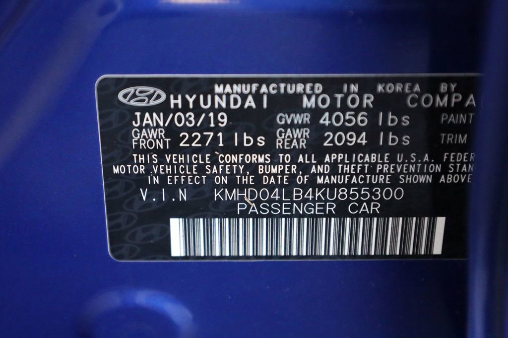 Used 2019 Hyundai Elantra Sport w/ Cargo Package image 12