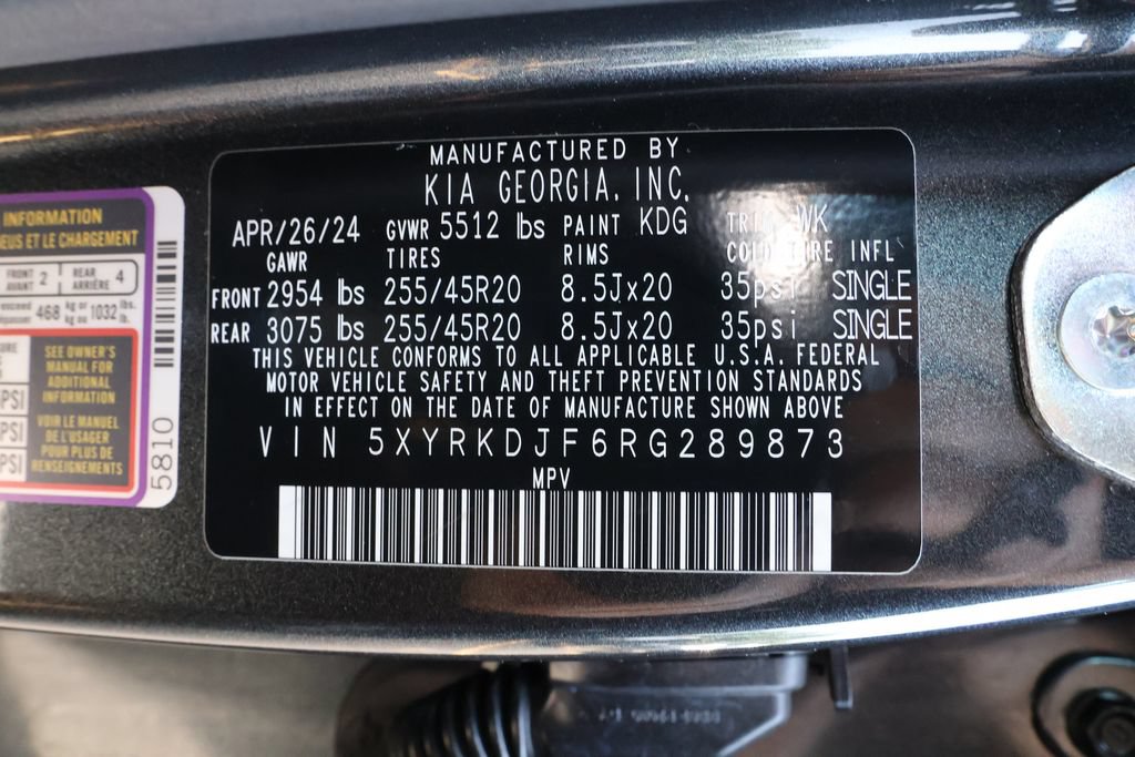 Used 2024 Kia Sorento SX Prestige w/ Olive Brown Leather Package AWD/4WD image 45