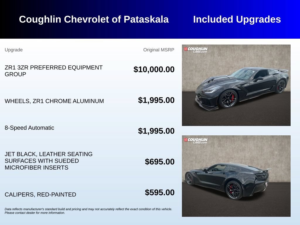 Used 2019 Chevrolet Corvette ZR1 RWD image 3
