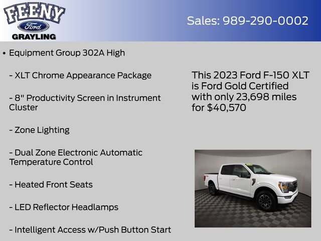 Used 2023 Ford F150 XLT w/ Equipment Group 302A High image 13