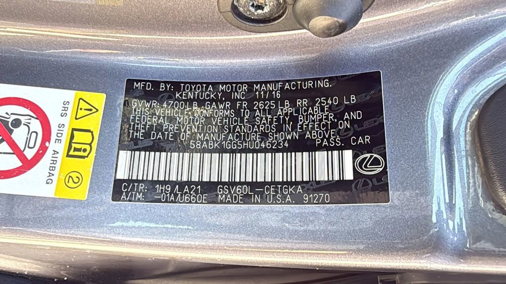 Used 2017 Lexus ES 350 w/ Navigation System Package image 32