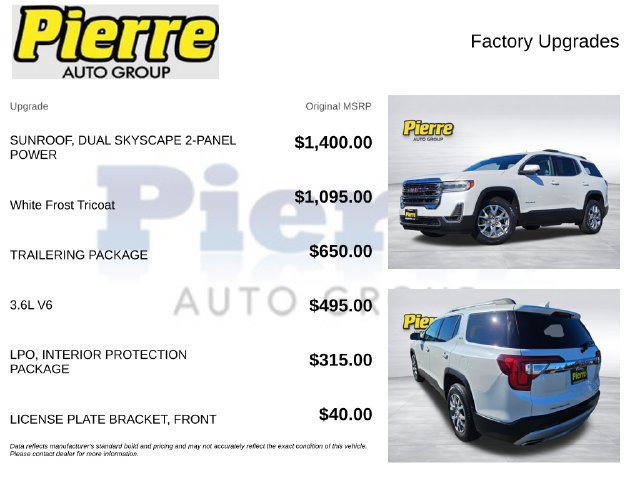 Used 2020 GMC Acadia SLT w/ Trailering Package AWD/4WD image 14