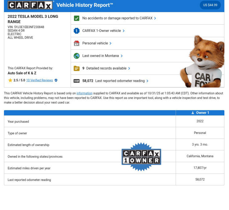 Used 2022 Tesla Model 3 Long Range image 4