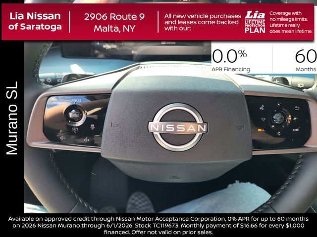 New 2026 Nissan Murano SL AWD/4WD image 17