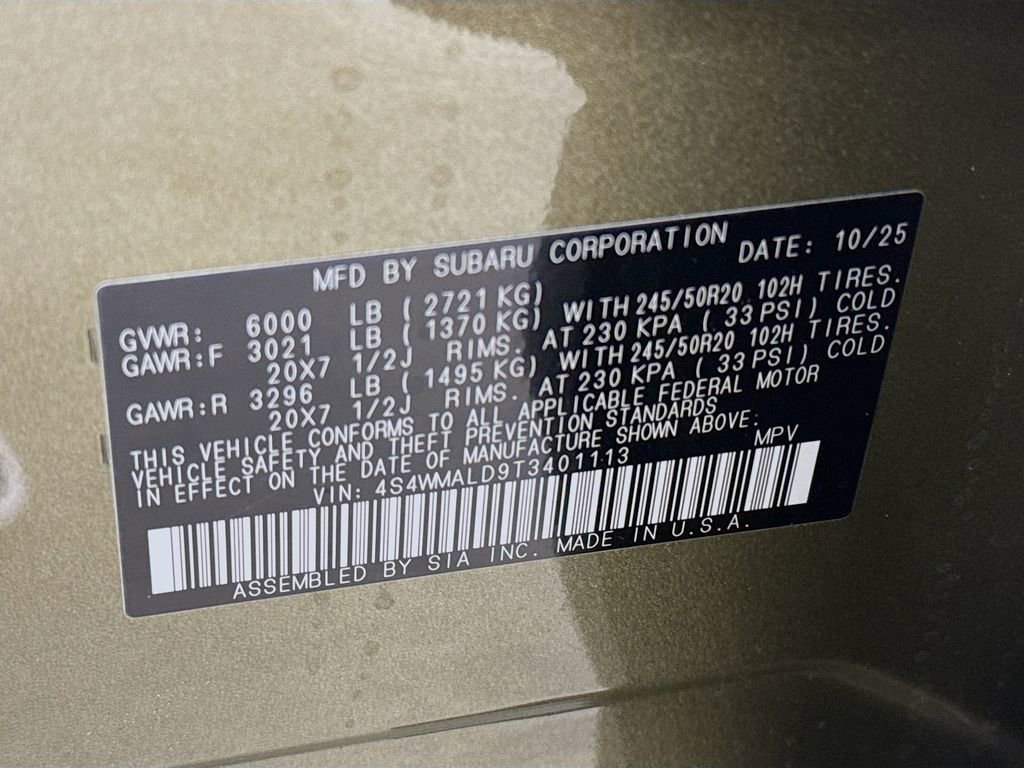 New 2026 Subaru Ascent Bronze Edition image 40