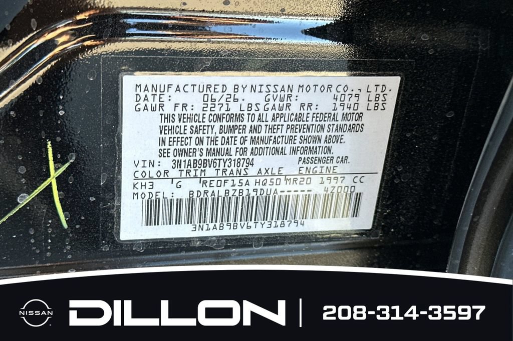 New 2026 Nissan Sentra S FWD image 30