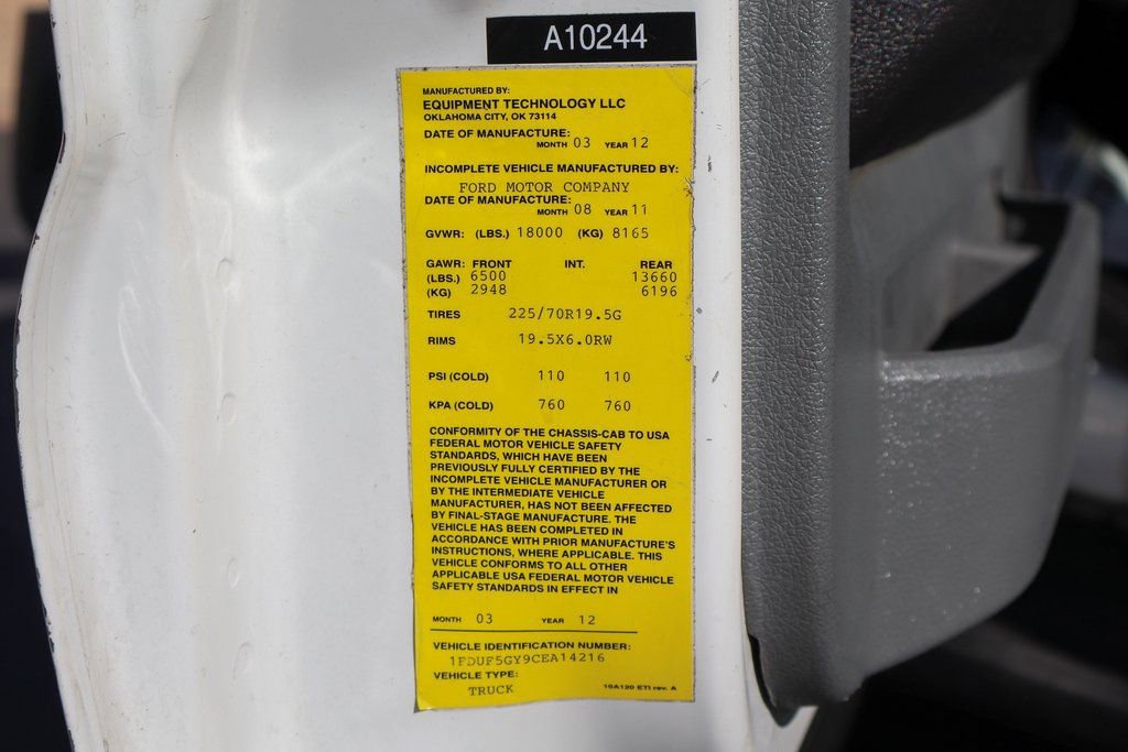 Used 2012 Ford F550 2WD Regular Cab Super Duty w/ PWR Equipment Group image 50