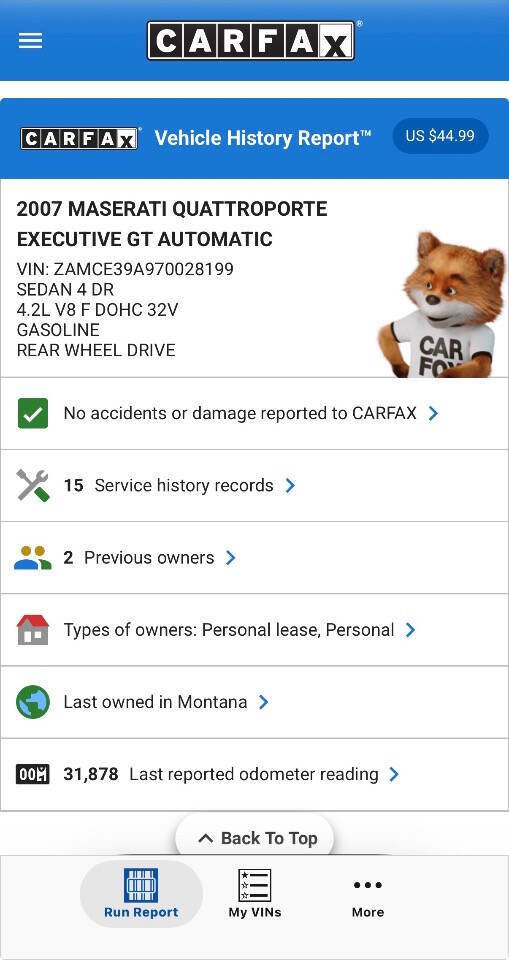 Used 2007 Maserati Quattroporte Executive GT RWD image 72