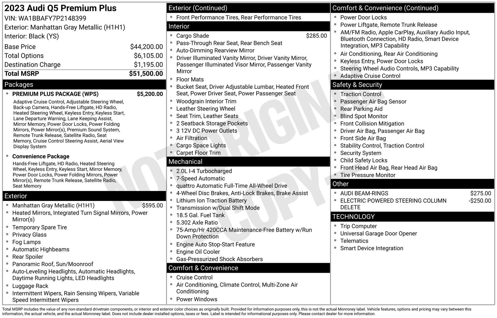 Certified 2023 Audi Q5 Premium w/ Premium Plus Package AWD/4WD image 31