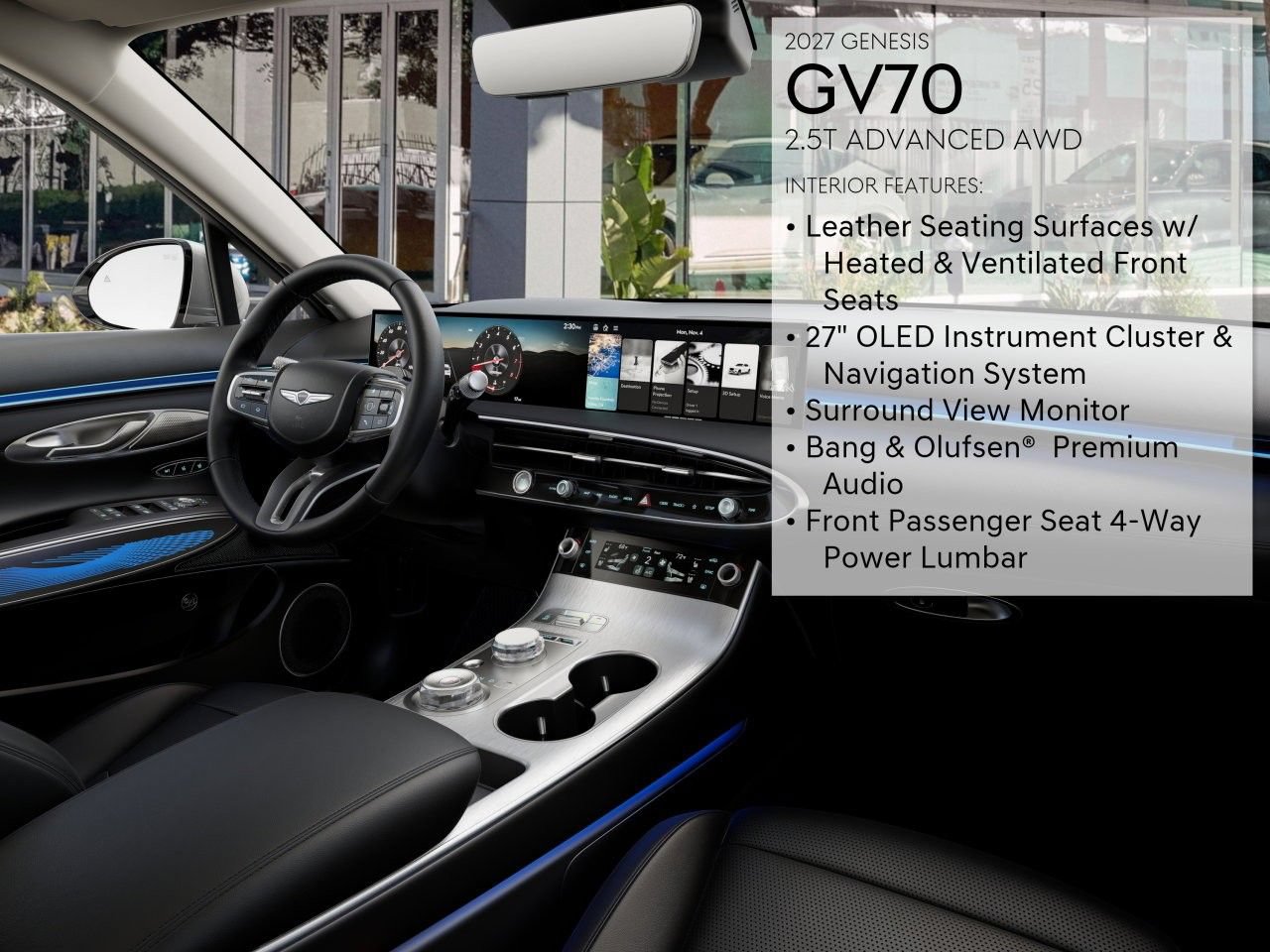 New 2027 Genesis GV70 2.5T Advanced AWD/4WD image 21