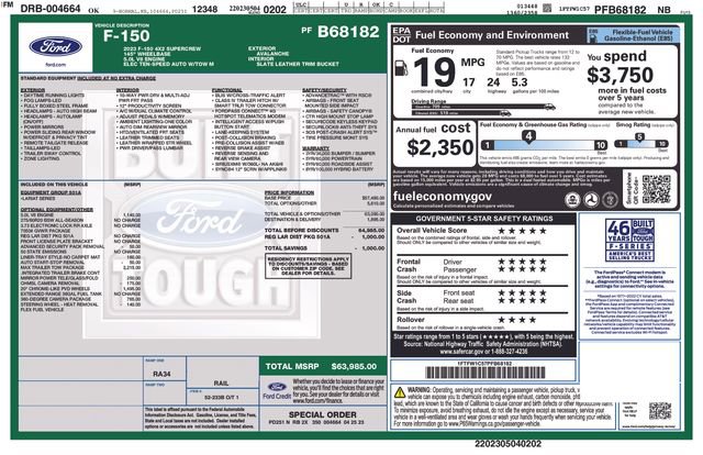 Certified 2023 Ford F150 Lariat w/ Max Trailer Tow Package image 37