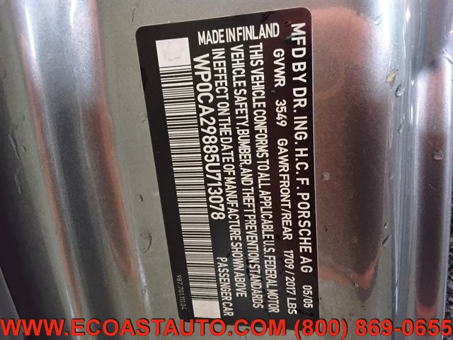 Used 2005 Porsche Boxster RWD image 16