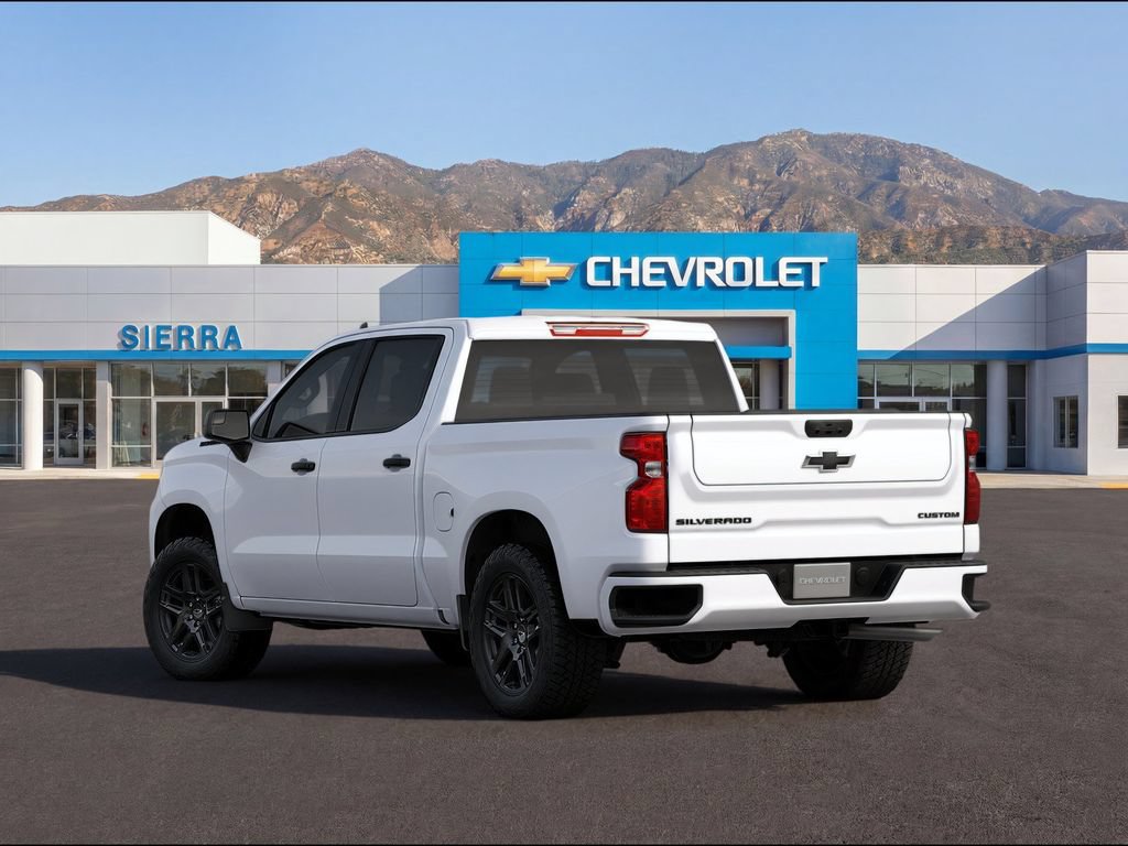 New 2026 Chevrolet Silverado 1500 Custom w/ LPO, Dark Essentials Package RWD image 2