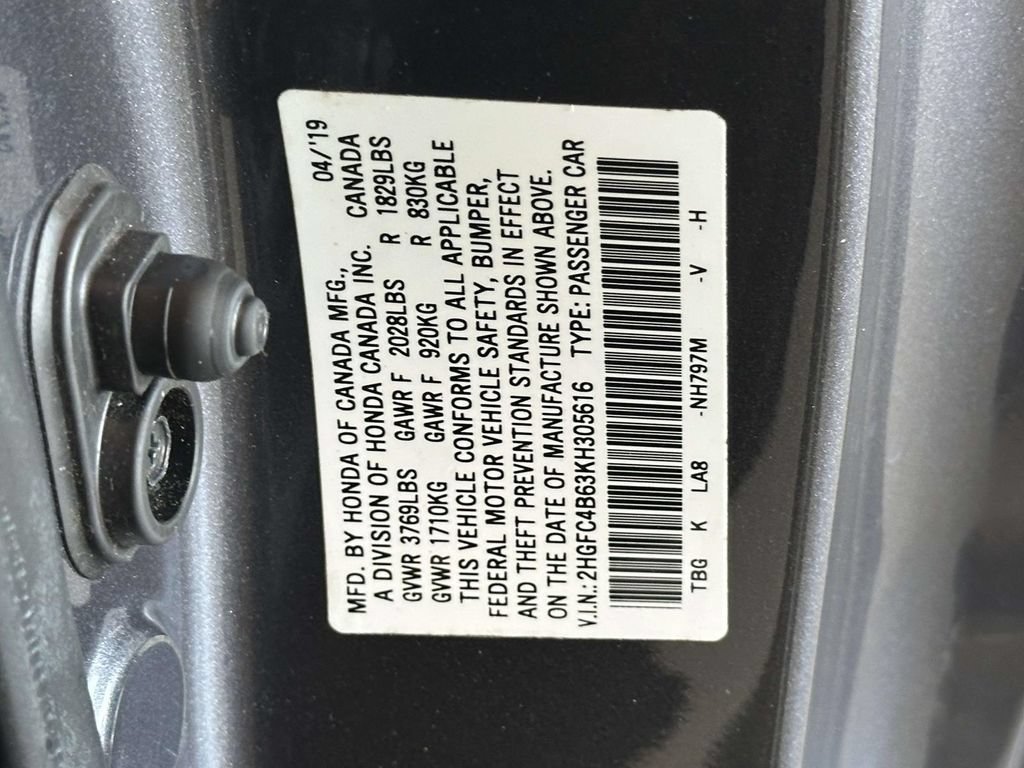 Used 2019 Honda Civic LX image 16