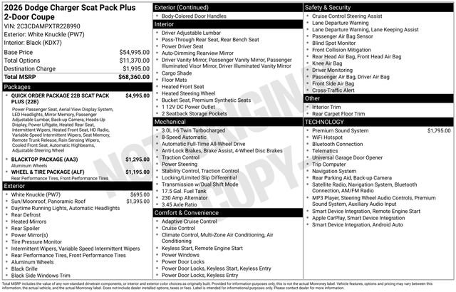 Used 2026 Dodge Charger Scat Pack AWD/4WD image 29