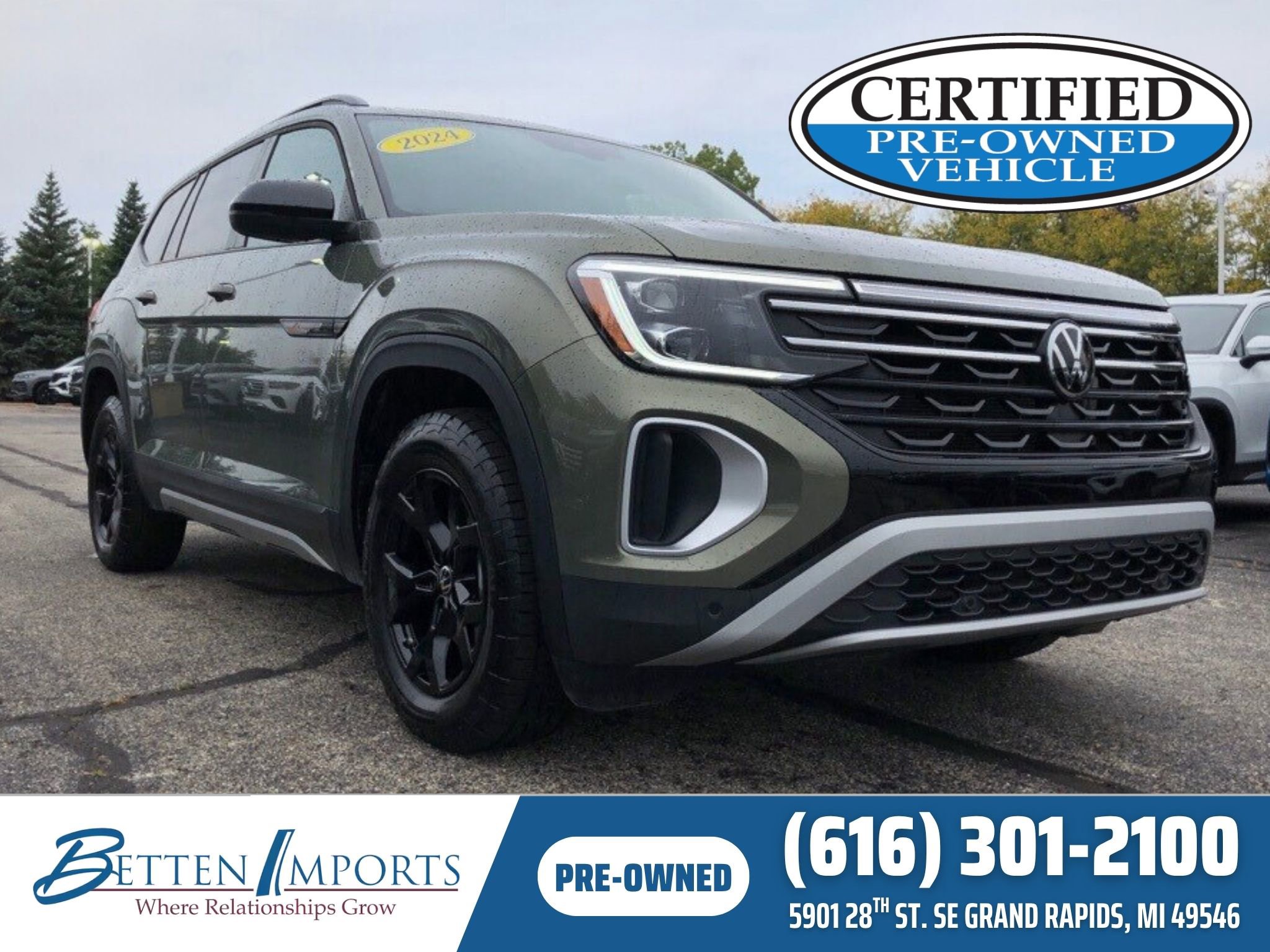 Used 2024 Volkswagen Atlas Peak Edition SE