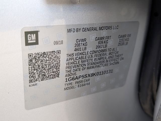 Used 2019 Cadillac CTS Sedan w/ Seating Package image 26