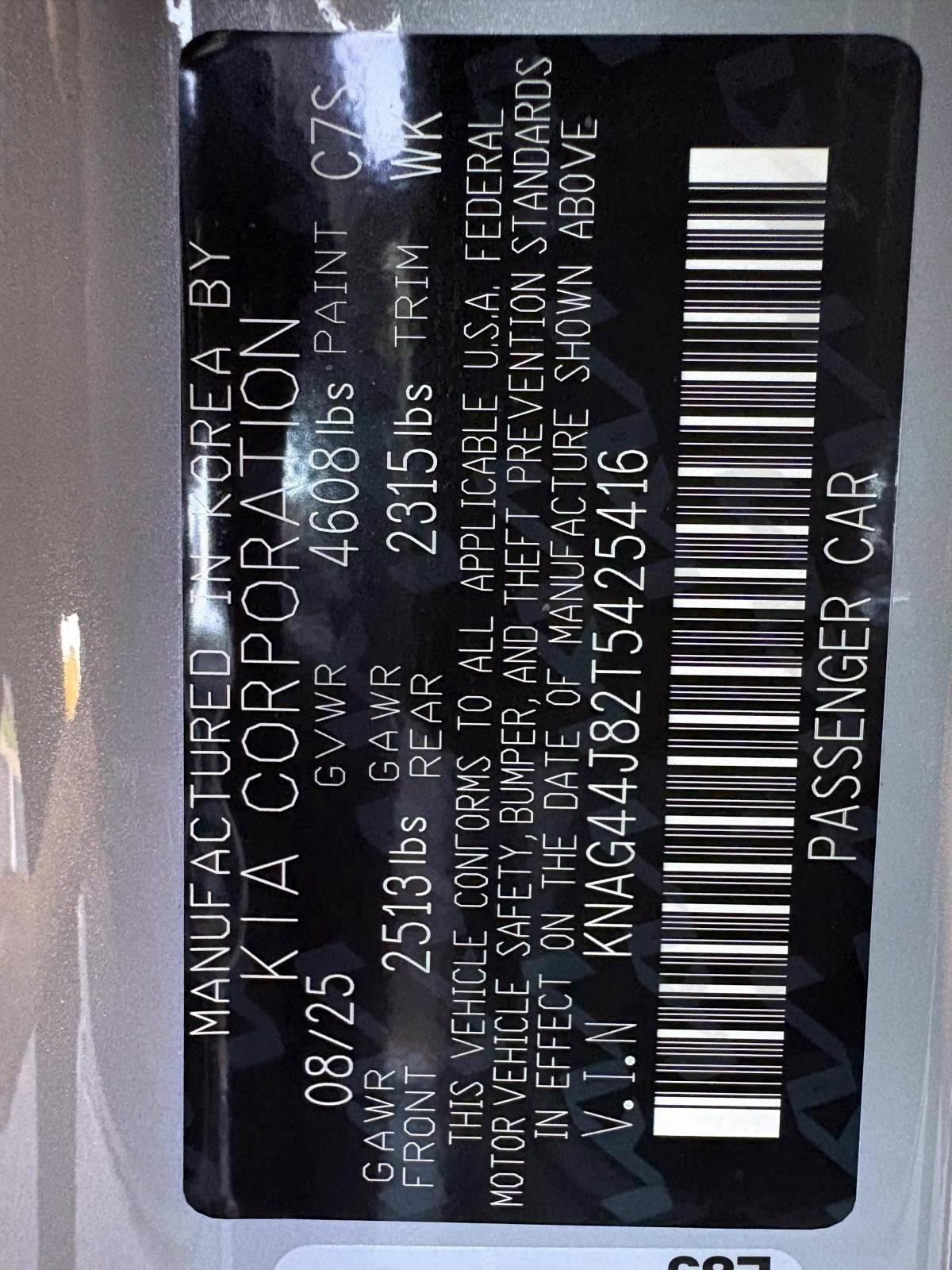 Certified 2026 Kia K5 GT FWD image 21