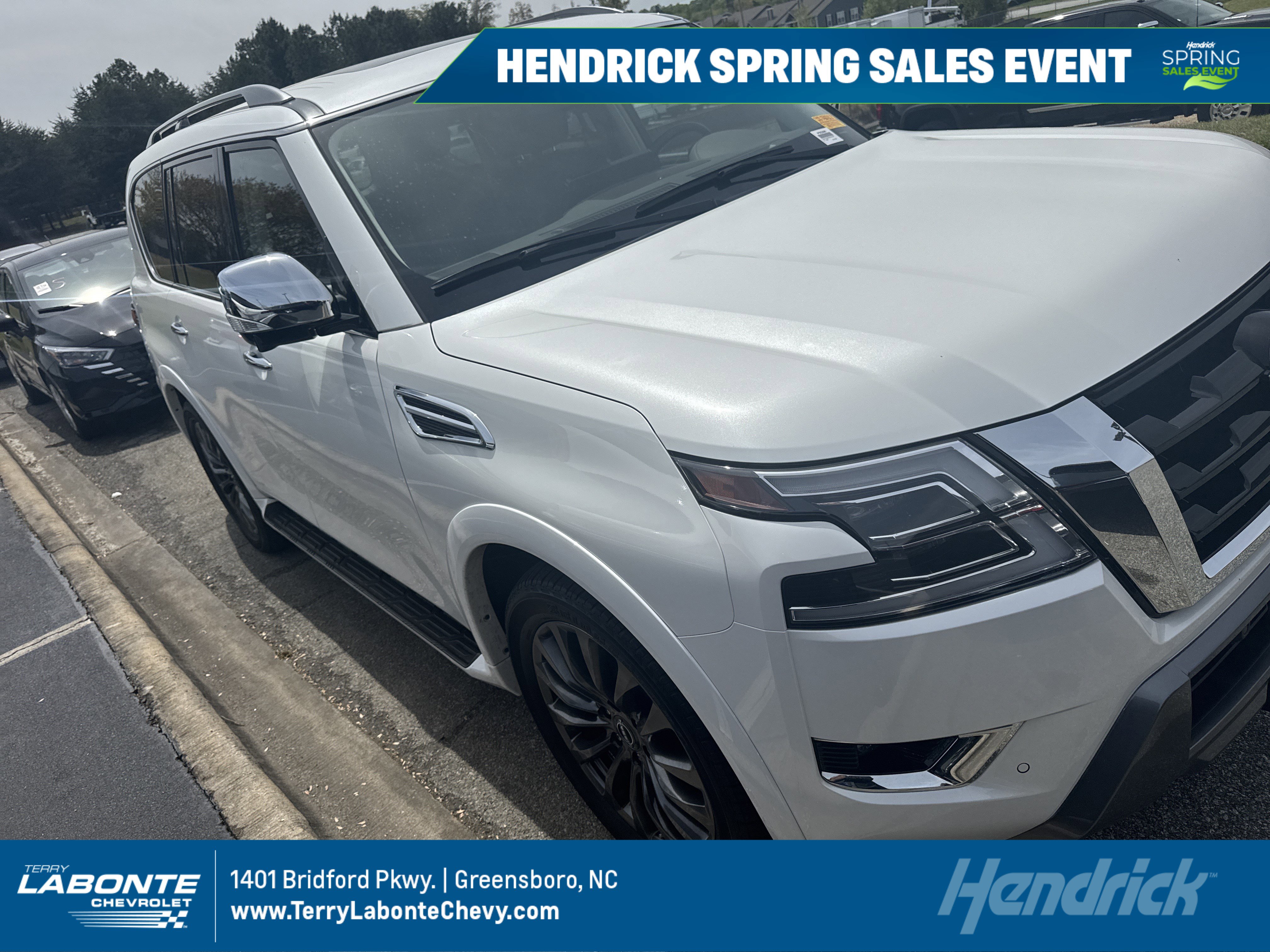 Used 2023 Nissan Armada Platinum w/ Captain's Chairs Package image 1