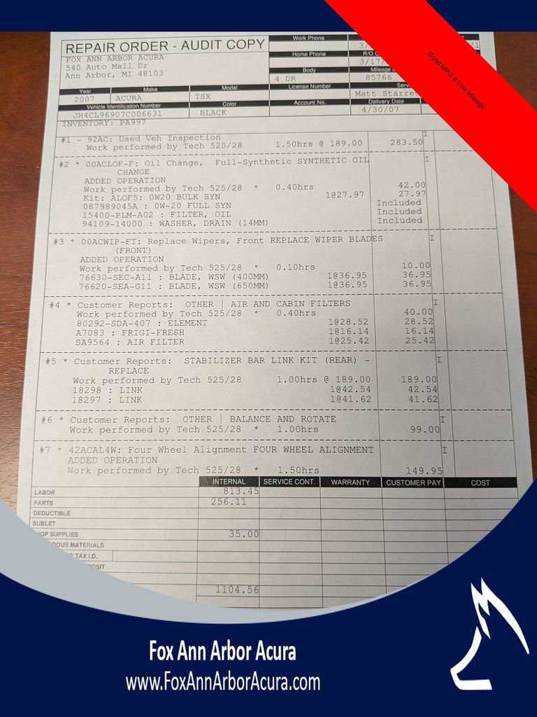 Used 2007 Acura TSX w/ Navigation image 26