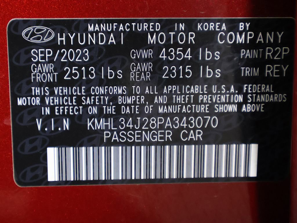 Used 2023 Hyundai Sonata Limited w/ Cargo Package FWD image 53